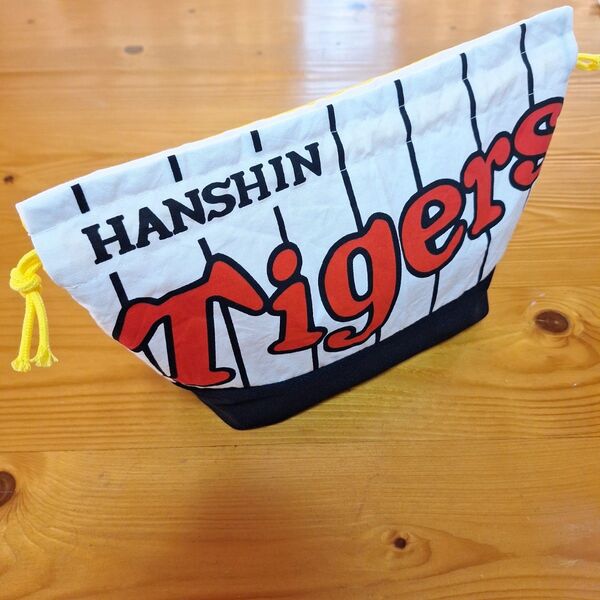 お弁当袋 ハンドメイド おまけ付き 甲子園 プロ野球 阪神タイガース 応援グッズ ユニフォームリメイク 34