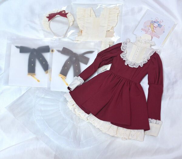 MELODY.C様製 メイド服 SD SD13 SDGr DD ディーラー製 ドール服 お洋服 アウトフィット ドレス