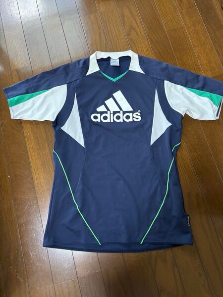 adidas トレーニングウェア ネイビー×ホワイト×グリーン メンズ