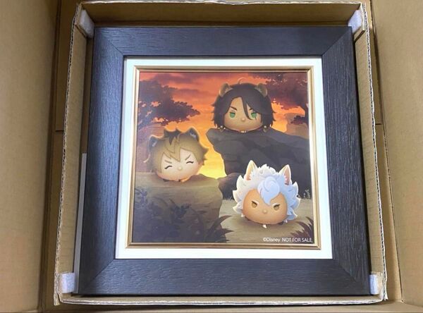 非売品 ツイステ ツイステッドワンダーランド ツムツム 当選品 オリジナル壁掛け 額入りアート