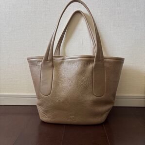 HIROFU ヒロフ トートバッグ レザー ベージュ