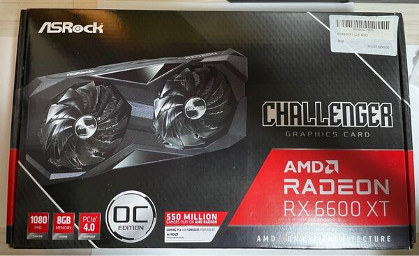 ASRock CHALLENGER AMD RADEON RX 6600 XT OC Edition グラフィックボード