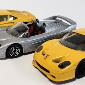 1/43 burago製 FERRARIミニカー F50 F355 3個セット