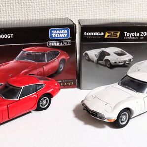 トミカプレミアムRS トヨタ2000GT 赤/白 2個セット