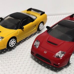1/72 ホンダ NSX タイプR ミニカー 2個セット イエロー&レッド