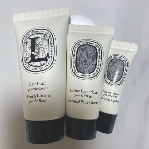 Diptyque スキンケア3点セット(ボディローション/フェイスクリームリップバーム)
