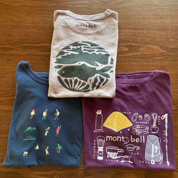 mont-bell Tシャツ 3枚セット