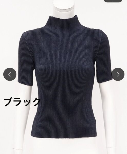 新品 SPECCHIO スペッチオ シャトルプリーツ ボトルネックプルオーバー