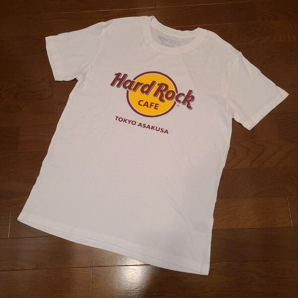 Hard Rock Cafe ハードロックカフェ Tシャツ ホワイト S 半袖Tシャツ TOKYO ASAKUSA 東京 浅草