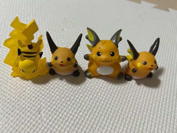 ポケモンキッズ 指人形 ピカチュウ、ライチュウ×3 セット 匿名発送
