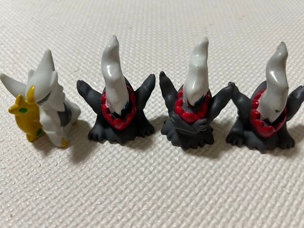 ポケモンキッズ 指人形 アルセウス、ダークライ×3 セット 匿名発送