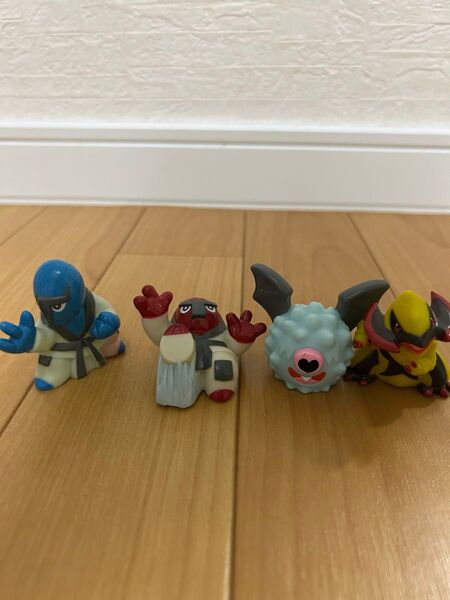 ポケモンキッズ 指人形 ダゲキ、ナゲキ、 コロモリ、オノノクス セット 匿名発送