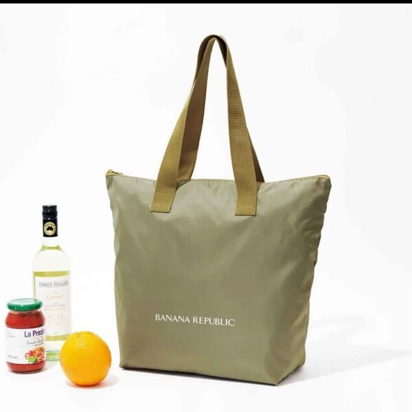 素敵なあの人 6月号 付録 BANANA REPUBLIC バナナリパブリック 撥水加工 大容量バッグ