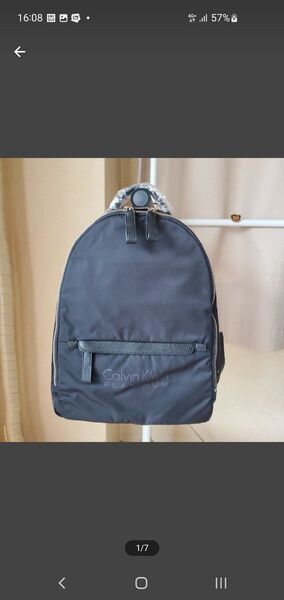 新品 未使用 極上 定価27900円 カルバンクライン Calvin Klein platinum バックパック リュック 黒