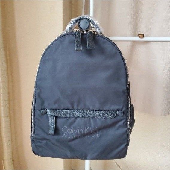 新品 未使用 極上 定価27900円 カルバンクライン Calvin Klein platinum バックパック リュック 黒