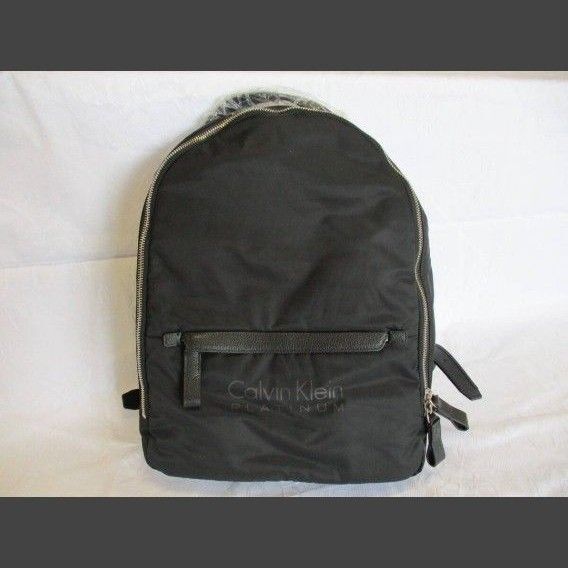 新品 未使用 極上 定価27900円 カルバンクライン Calvin Klein platinum バックパック リュック 黒