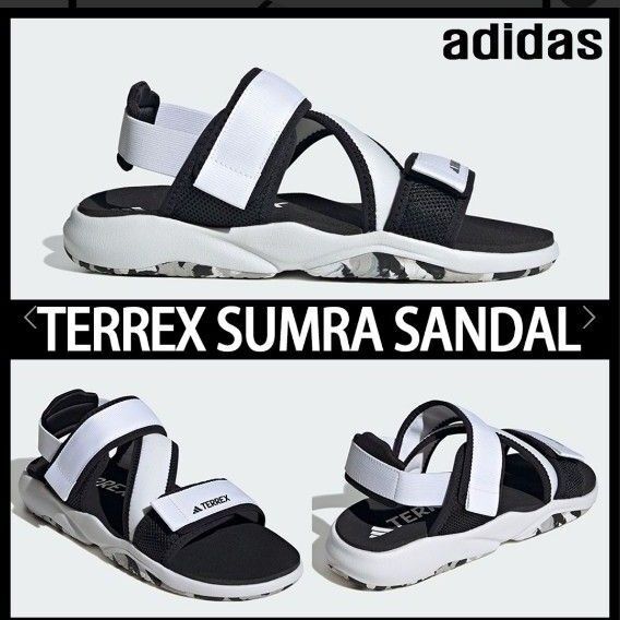 新品 未使用 極上 アディダス adidas テレックス Sumra クッション性能 サンダル 27.5CM メンズ スニーカー