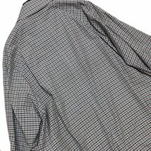 【新品】即決★ AURALEE オーラリー ★FINX WEATHER CLOTH CHECK COAT アイボリー 19ss 完売 ステンカラーコート アウター チェック ロング_画像3