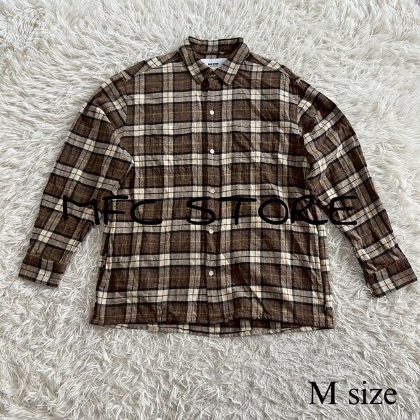MFC STORE チェック長袖 ボタンシャツ ネルシャツ 古着 ヴィンテージ