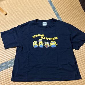 UNIQLO ミニオンズ 半袖Tシャツ 紺色 美品