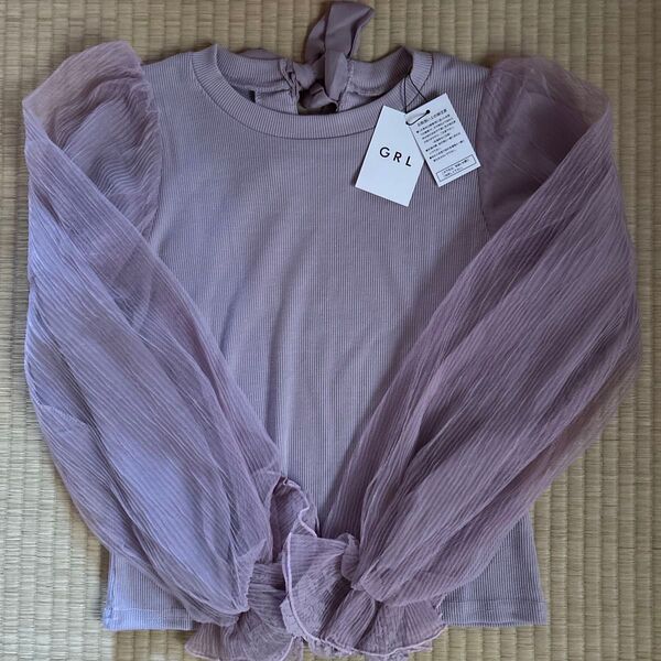 グレイルGRL カットソー バックリボン長袖