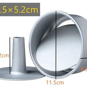 2個セット シフォンケーキ型 アルミ シフォン型 しふぉんけーき 底取れ式 つなぎ目のない焼型 ケーキ型 スポンジケーキ