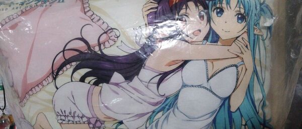 即購入可、新品未使用、ソードアート・オンラインII、クッション、抱き枕、キャラクターグッズ