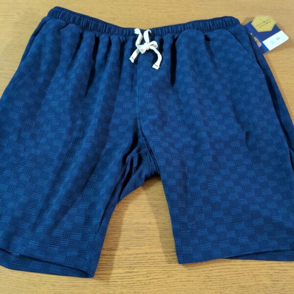 W☆新品☆SARALiKARALi☆ハーフパンツ☆半ズボン☆サイズ5L☆ネイビー☆男性用☆No.2628