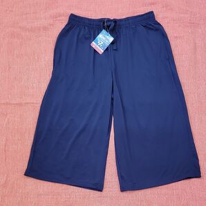 【新品】レディース7分丈ワイドパンツ 冷感 パンツ ズボン ルームパンツ 冷感-7℃