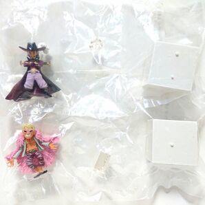 一番くじ ワンピース THE GREAT GALLERY H賞 デスクトップ フィギュア ミホーク ドフラミンゴ 内袋未開封 2点