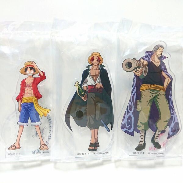 ONEPIECE 一番くじ ワンピース 大海賊 シャンクス I賞 アクリルスタンド ルフィ ベンベックマン 内袋未開封 3点セット