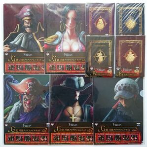 ONE PIECE 一番くじ ワンピース THE GREAT GALLERY F賞 G賞 メモ帳 クリアファイル 未開封 全9種類