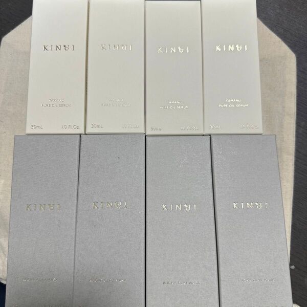 KINUI タマヌピュアオイルセラム30ml キヌユイKクレイマスク50g ×4セット