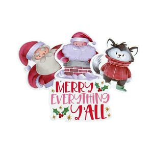 クリスマスステッカー 防水 50枚 サンタクロース クリスマス シール