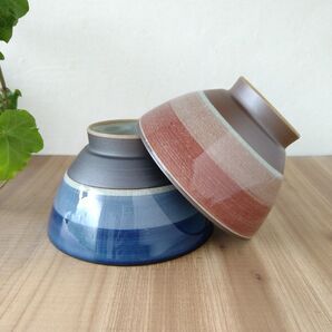 ペアくらわんか彩り茶碗・有田焼〈新品・未使用〉
