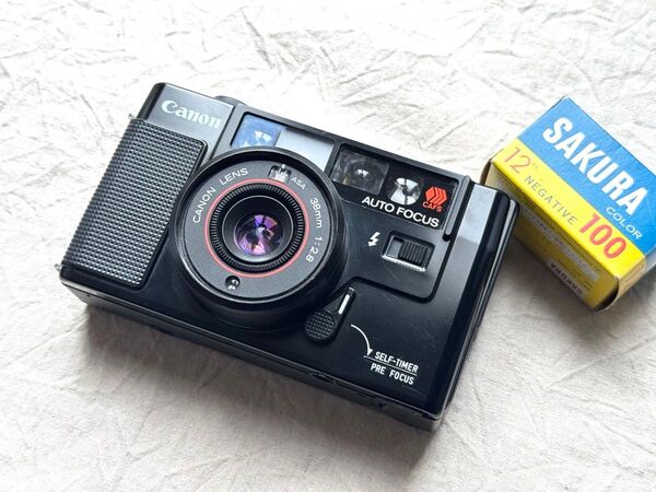 完動品!モルト交換整備済み、電池付き! Canon Autoboy AF35M