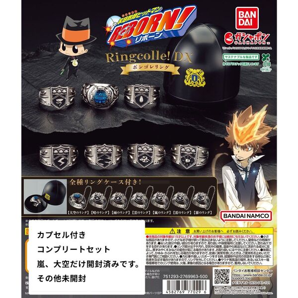 家庭教師ヒットマンREBORN ボンゴレリング コンプリート ケース付き