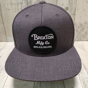 BRIXTON WHEELER キャップ グレー ブリクストン