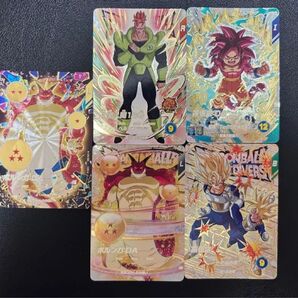 ドラゴンボールスーパーダイバーズ4弾 神龍エクストラレア 5種コンプセット