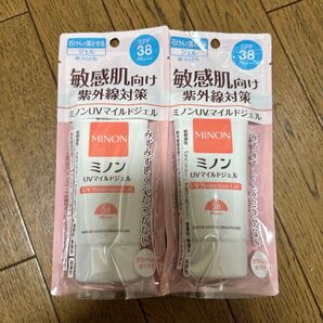 ミノン UVマイルドジェル SPF38 PA+++ 70g x2本