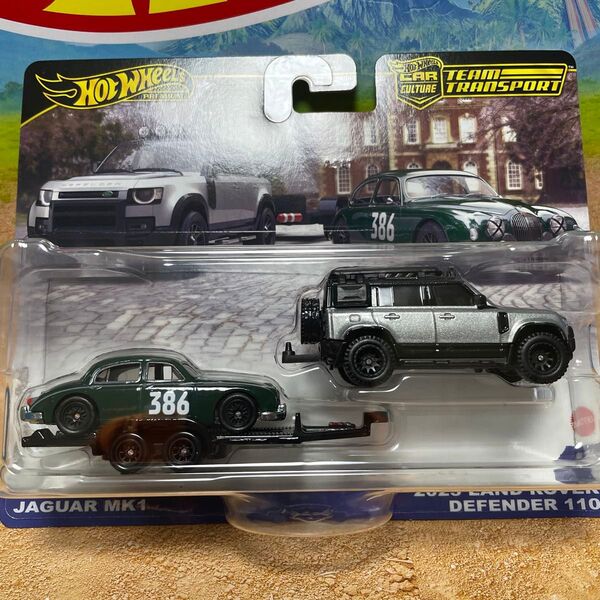 ホットウィール チームトランスポート HotWheels ディフェンダー110 MK1 ジャガー ランドローバー