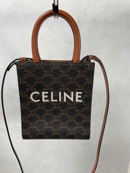 CELINE セリーヌ ミニバーティカルカバ2wayハンドバッグ