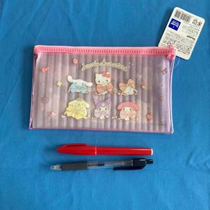 サンリオ ハローキティ ピンク クリアポーチ ペンケース Sanrio