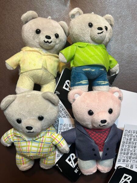 新品タグ付き BE:FIRST ぬいぐるみ マスコット クマ 4点セット