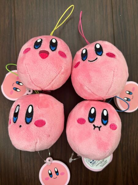 新品タグ付き 星のカービィ フェイスマスコット 4点セット