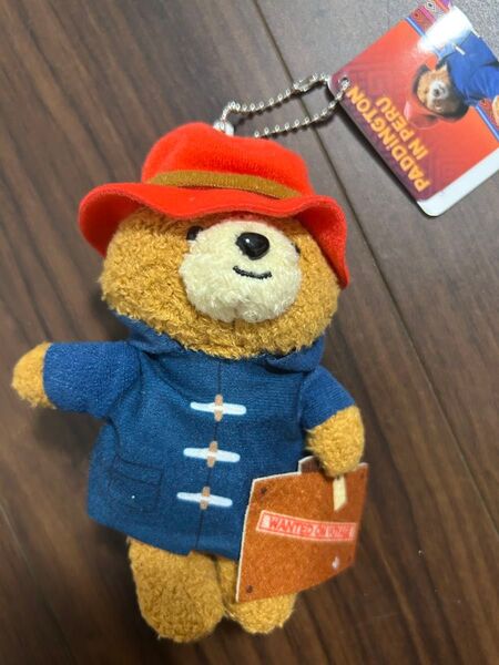 新品タグ付き パディントン ボールチェーン付きぬいぐるみ マスコット