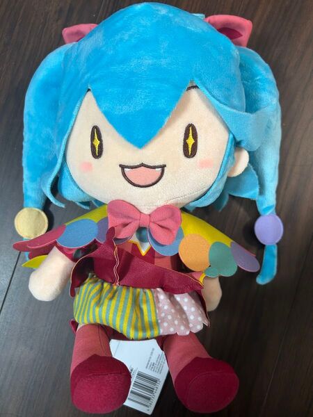 新品タグ付き 初音ミク ふわぷちLぬいぐるみ ワンダーランドのセカイの初音ミク