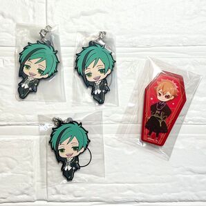 ツイステ フロイド エース ラバーストラップ 缶バッジ ハーツラビュル