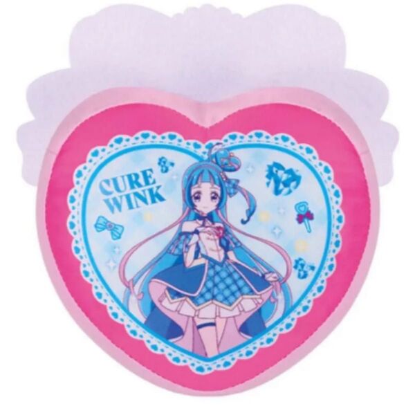 キミとアイドルプリキュア ぬいぐるみポーチ キュアウインク アイドルハートブローチ 新品 タグ付き