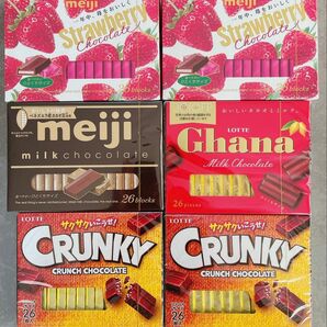 チョコレート6箱まとめ売り meiji LOTTE
